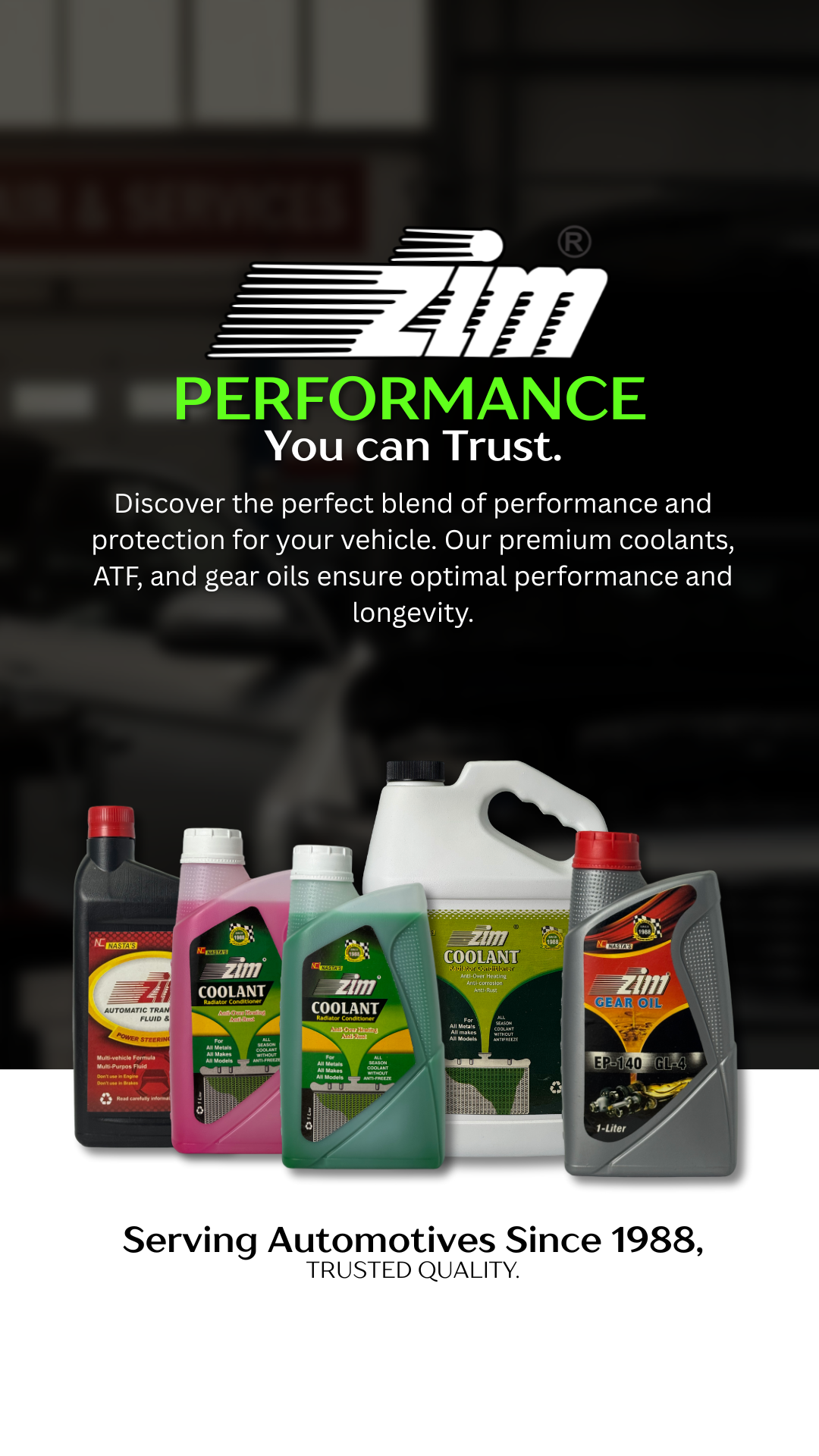Zim Coolant Premium Banner